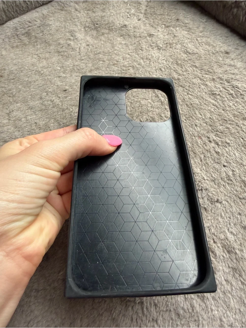iPhone 13 Pro Max Marble Swirl Black & White Phone Case - Unbranded